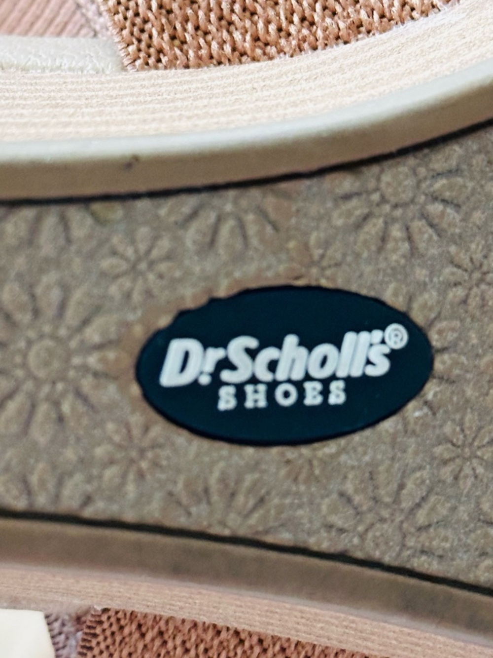 Dr. Scholl's Brown Suede Wedge Sandals with Elastic Cross Straps - Picture 4 of 6